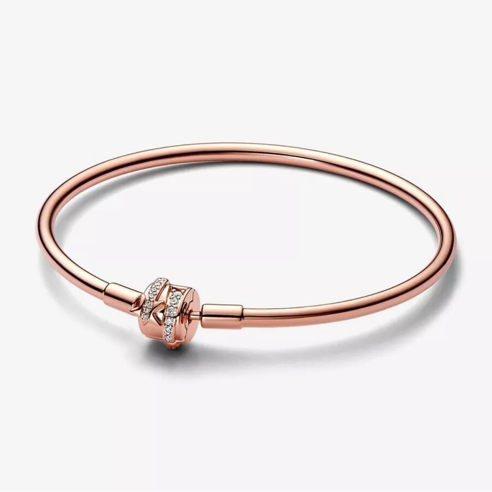 Pandora Limited Edition 14K Rose Gold Shooting Star Bangle